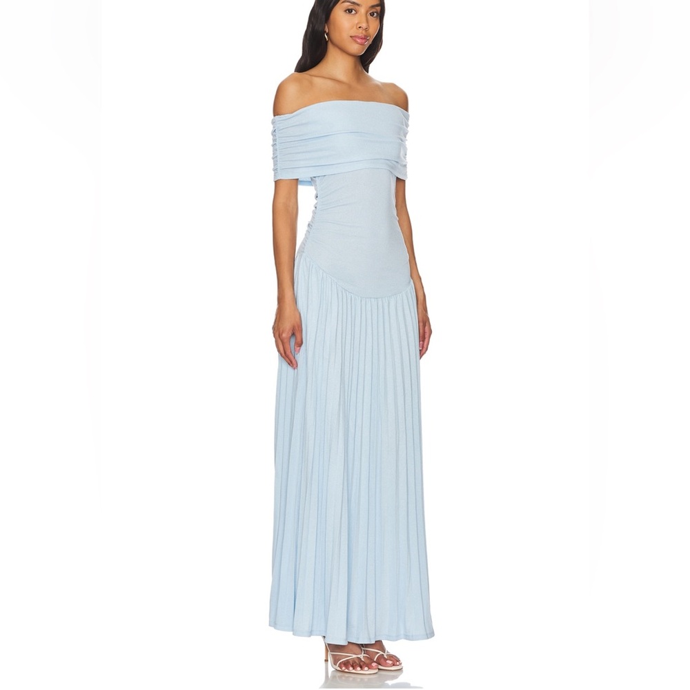LIONESS Field Of Dreams Dress in Light Blue - Picture 2 of 4